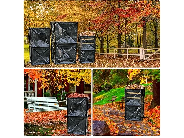 Florelf 30 gal Collapsible Garden Bags