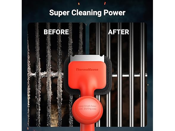 ThermoMaven BBQ Bristle-Free Steam Grill Brush