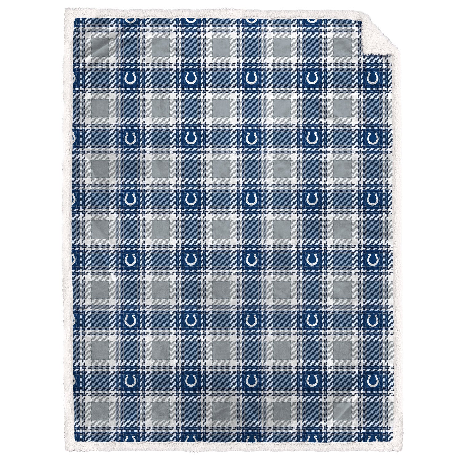 NFL Team Sherpa Plaid Blanket 60x90 - Gallery 10
