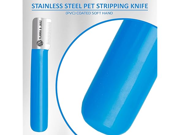 FLAMIA & JABZ Stripping Knife for Dogs