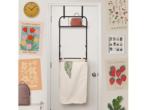 Collapsible Wall-Mounted Clothes Hamper