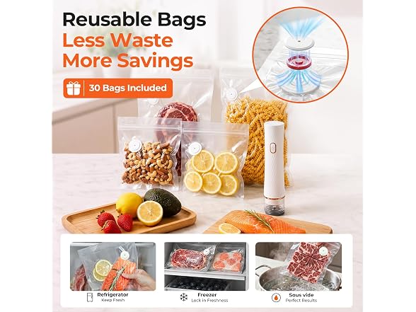 Handheld Vacuum Sealer for Food