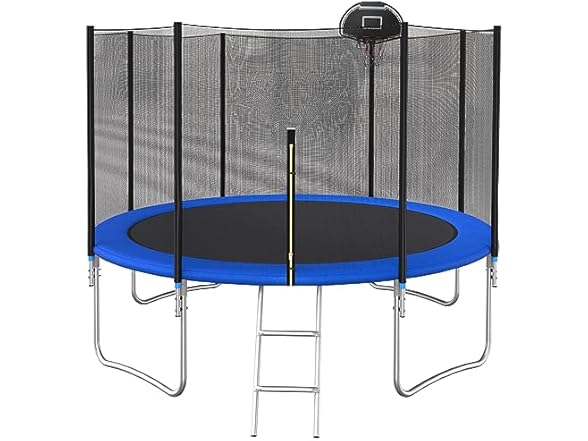 Livavege Trampoline 10FT Safety Enclosure Net