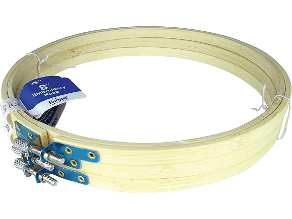 Design Works Crafts Bamboo Embroidery Hoop 8 (3 per Pack)