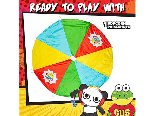 Franklin Sports Ryan's World 10ft Parachute