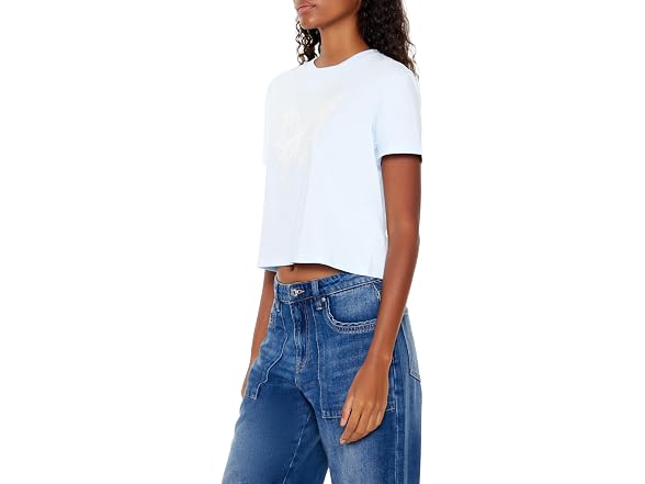 Forever 21 Women (M) Butterfly Graphic Baby Tee
