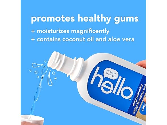 Hello Empower-Mint Mouthwash 16oz (1ct)
