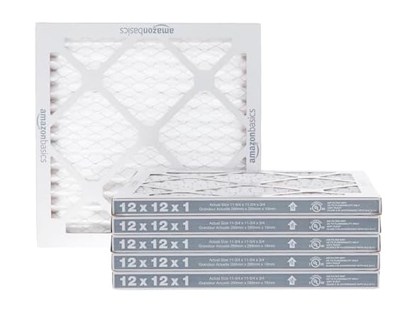 Amazon Basics 12x12x1 Air Filter 6 Pack, MERV 8