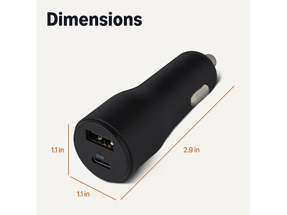 Amazon Basics Fast-Charging Car Charger