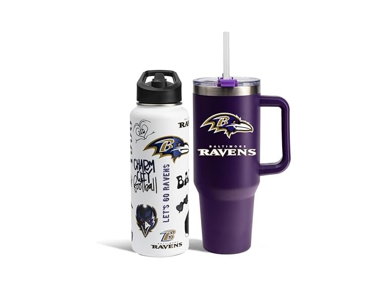 RAVENS Bottle & Tumbler Set