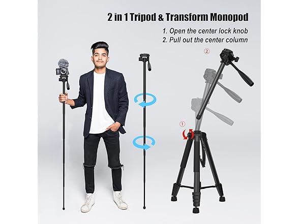 YoTilon 72" Tripod for Camera