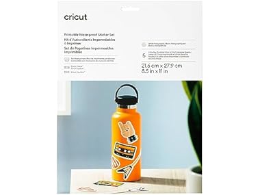 $5.49 Cricut Printable Waterproof Holographic Stick Set dealfomo