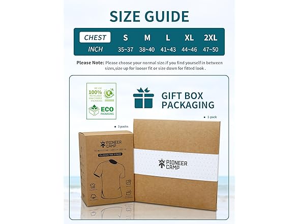 2 Pack Men's Long Sleeve Crew Neck Tee