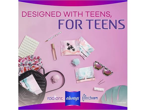 Always Radiant Heavy Feminine Pads Scented