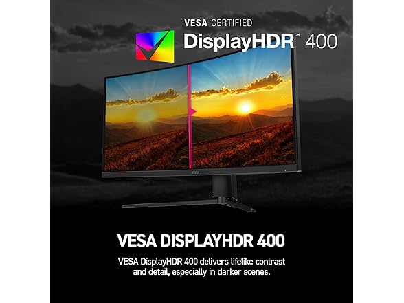 MSI 34" UWQHD Curved Monitor | MPG 346CQRF X24