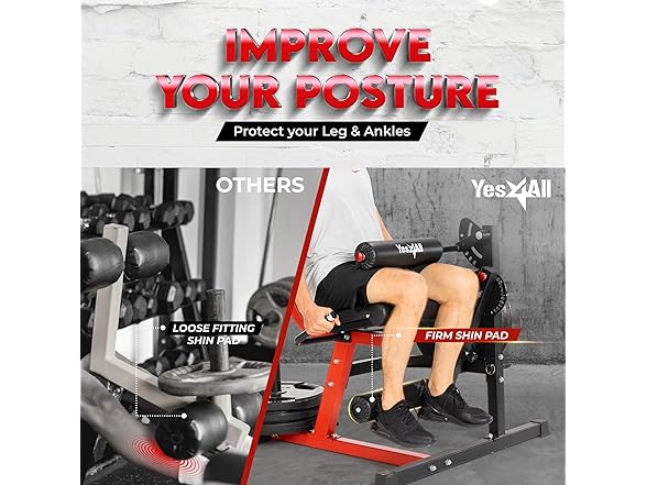 Yes4All Leg Extension and Curl Machine