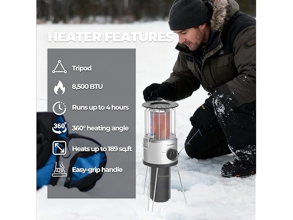CAMPLUX Portable Propane Heater