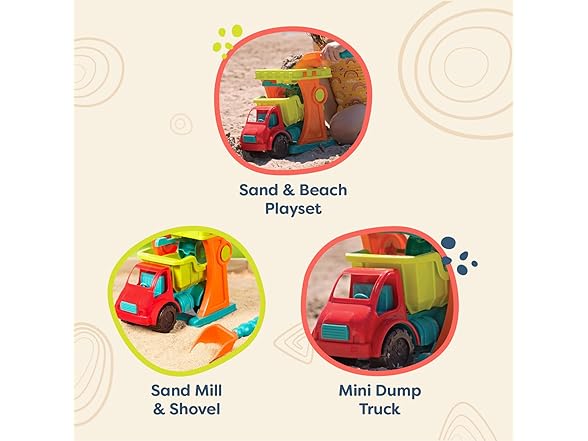 B. toys – Sandy Sifter Playset