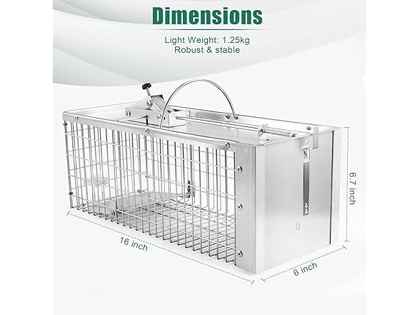Live Animal Cage Trap