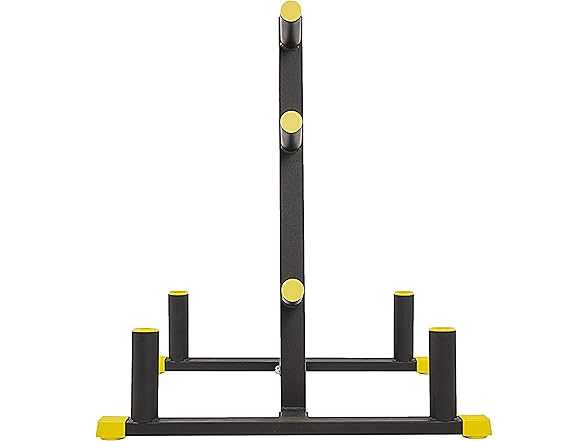 Signature Fitness 2-in-1  Weight Plate Rack