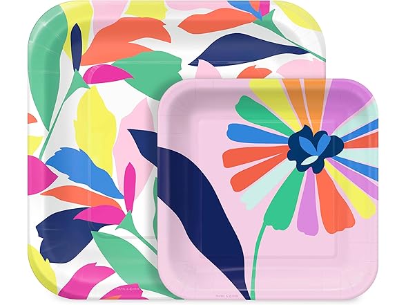 Hallmark Paper Party Plates and Napkins