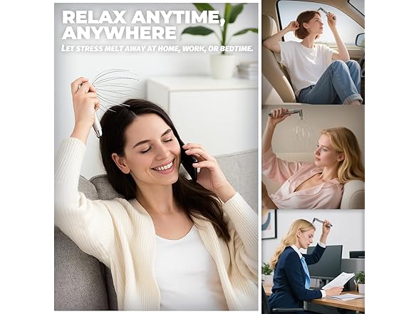 Vibrating Electric Scalp Massagers