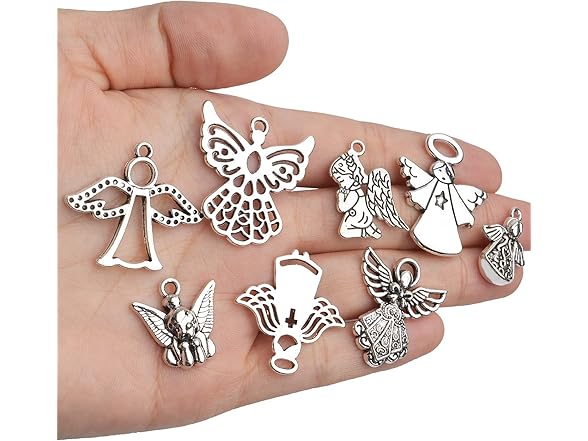 Jdesun Angel Pendant Charms,56pcs