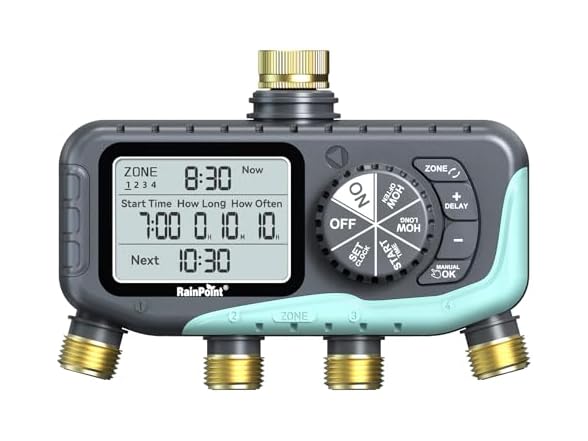 RAINPOINT 4-Zone Sprinkler Timer