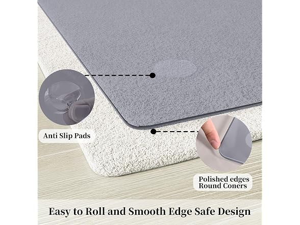 FlyEcho Grey Glass Chair Mat 48" x 60"