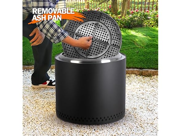 Red Mountain Valley 19'' Portable Wood Burning Smokeless Fire Pit