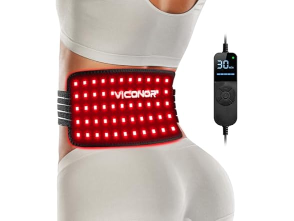 Viconor Red Light Therapy Belt for Body Black