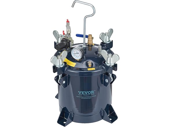 10L/2.5gal Spray Paint Pressure Pot Tank, 70PSI