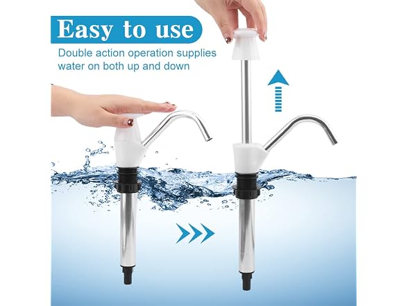 Kakalote Sink Water Hand Pump, Double Action