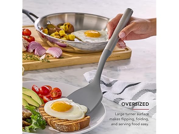 KitchenAid Oversized Solid Turner with SS Handle