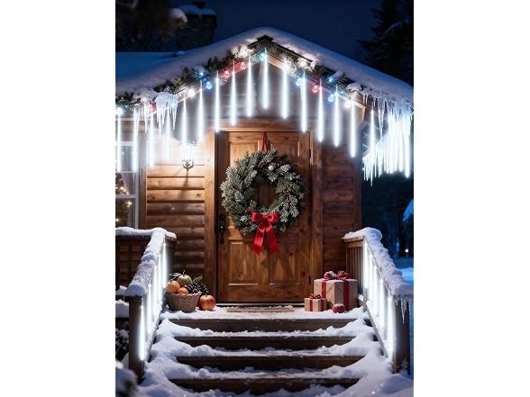 Flacchi Christmas Lights Outdoor 20 Tubes LED