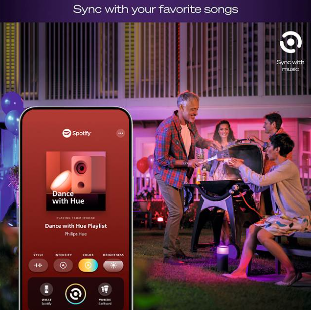Philips Hue Festavia Permanent Outdoor Lights, 90ft - Gallery 19