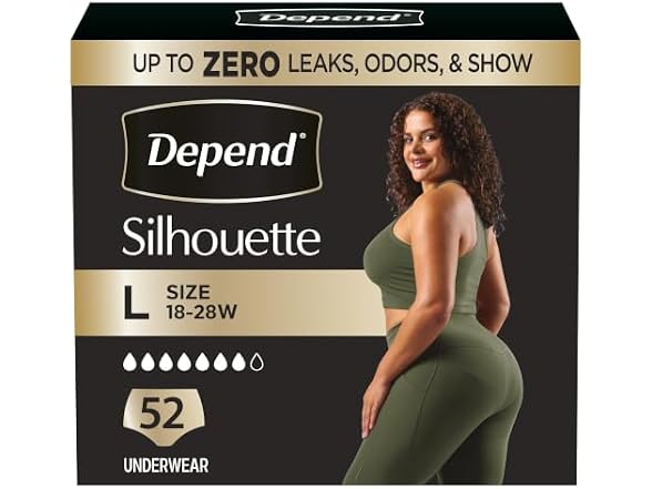 Depend | Silhouette Adult 52 Count