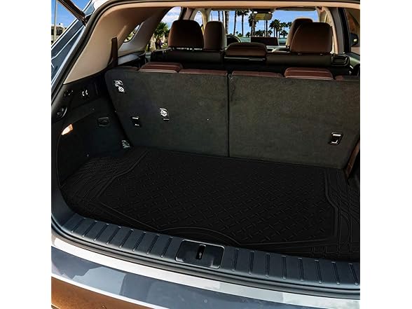 Zone Tech FM0006 Heavy Duty Cargo Trunk Floor Mat Black