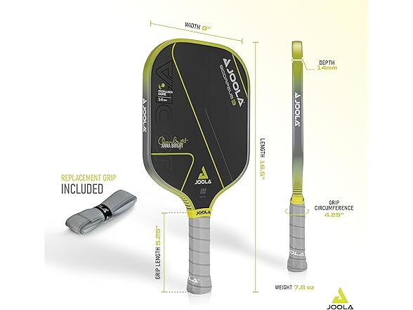 JOOLA Scorpeus 3 14mm Pickleball Paddle