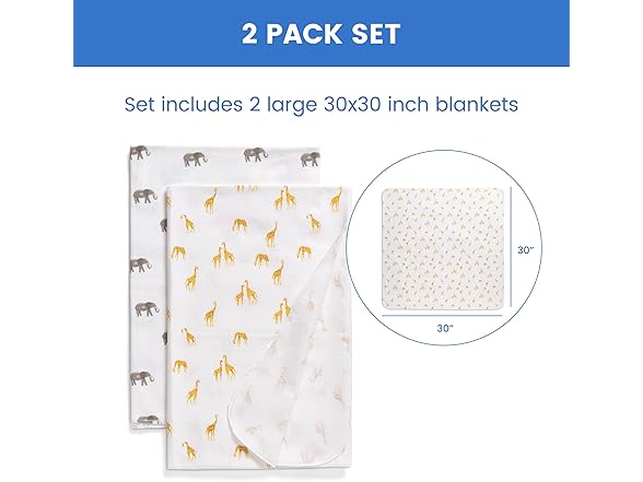 Delta Children 100% Cotton Flannel Baby Receiving Blanket