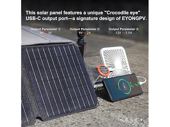 21W Portable Foldable Solar Panel