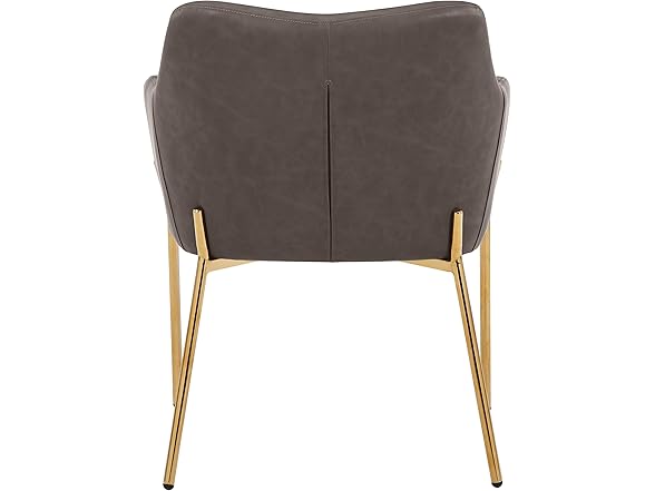 LeisureMod Zaire Charcoal Chair 2Pk