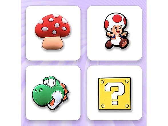 pocpockets Game Shoe Charms for Crocs
