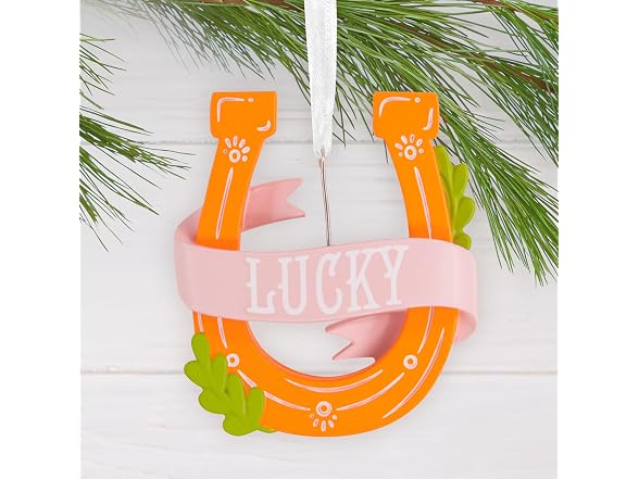 Hallmark Lucky Horseshoe Christmas Ornam