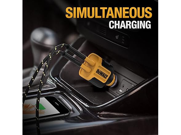 Dewalt 141 9008 DW2 Mobile USB Charger 2 Port
