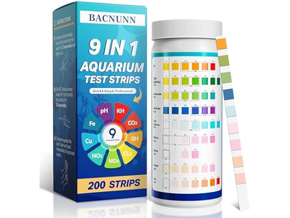 BACNUNN Aquarium Test Strips