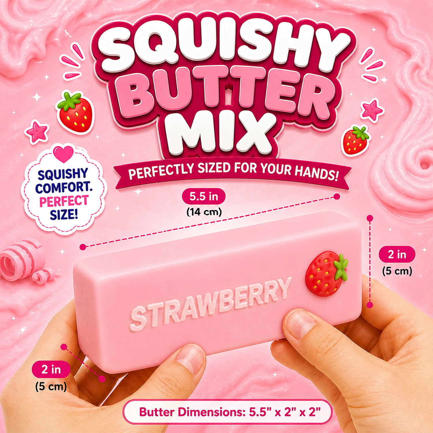 Twilight Squishy Sensory Toys Butter Mix - Gallery 15