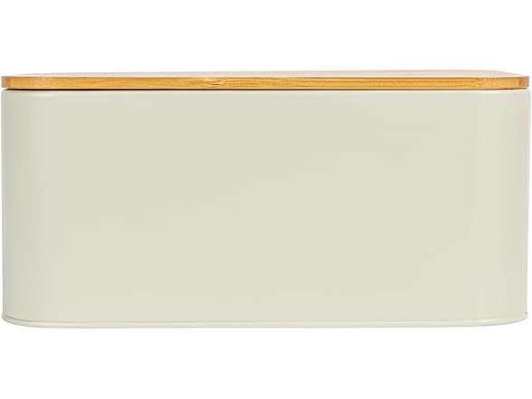 Bloomingville Metal Bread Bin With Bamboo Lid