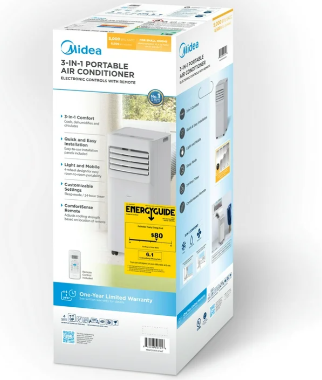 Midea 5,000 BTU Portable Air Conditioner - Gallery 33