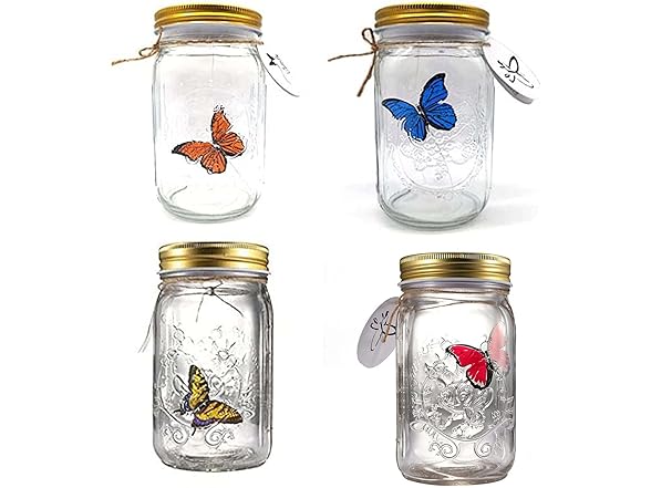 Animated Butterfly Jar That Moves